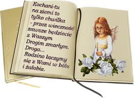 Książka z aniołem i kondolencjami